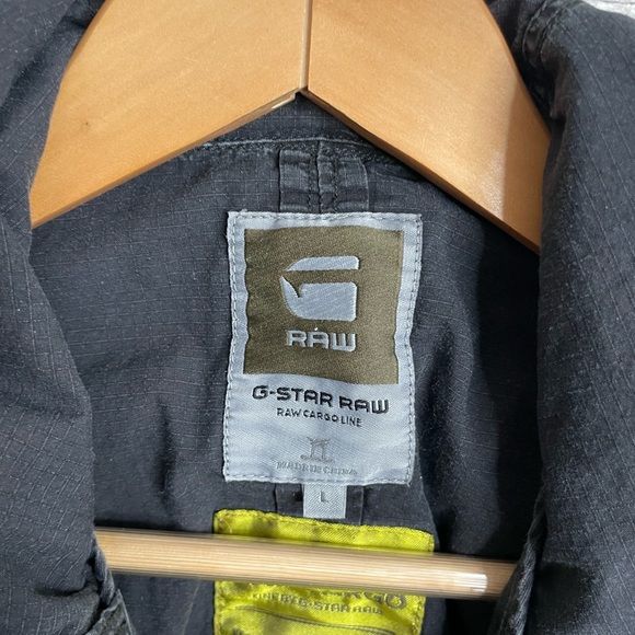 G star raw hooded jacket black large - Picture 6 of 8
